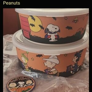 New Peanuts Halloween Nesting Set Snoopy Magnet